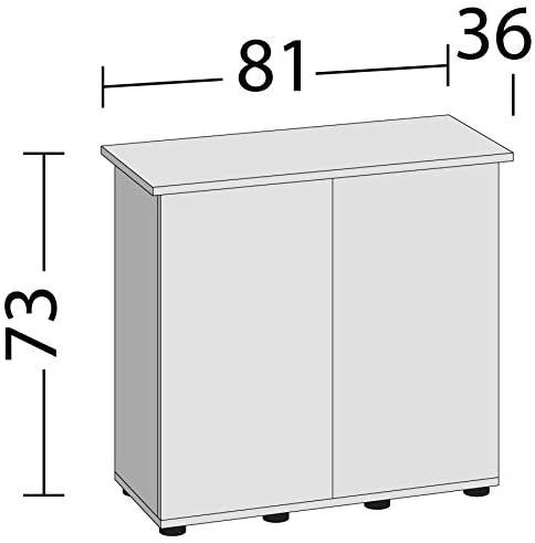 Juwel Spintelė akvariumui, Rio 125 baltos spalvos 81x36x73cm SPEC