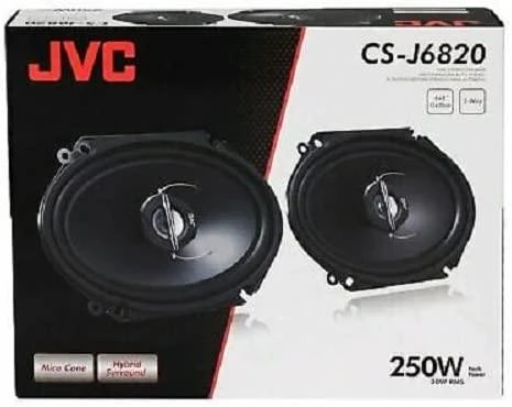 JVC, CS-J6820, 15x20 cm /6x8" 2-juostų koaksialiniai garsiakalbi
