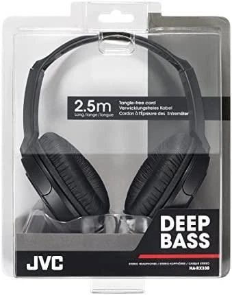 JVC HA-RX330-E Ausinės Su lankeliu Juoda