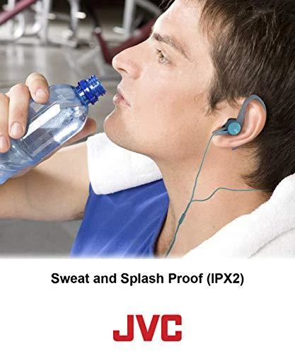 Į ausis įkišamos Ausinės Sportui/Bėgiojimui JVC HA-ECX20WE IPX2 baltos