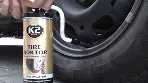 Automobilio padangų klijai K2 TIRE DOKTOR 400 ml.
