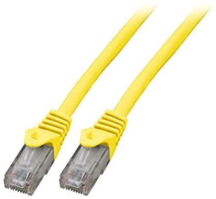 Efb Elektronik EFB RJ45 Patchkabel U/UTP, Cat.6, LSZH, CCA, 1m, gelb