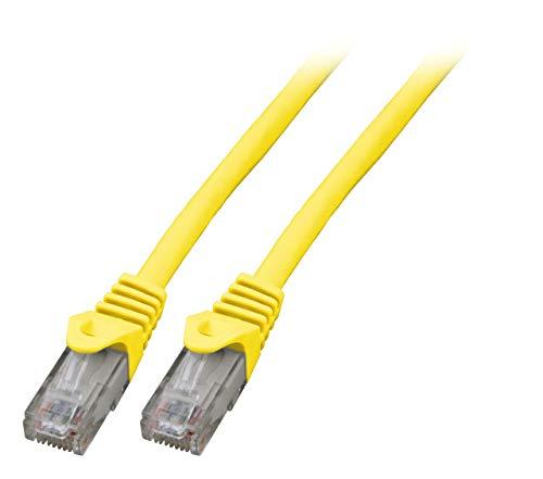 Efb Elektronik EFB RJ45 Patchkabel U/UTP, Cat.6, LSZH, CCA, 1m, gelb