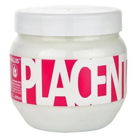 Kaukė sausiems pažeistiems plaukams Kallos Placenta Hair Mask 800ml