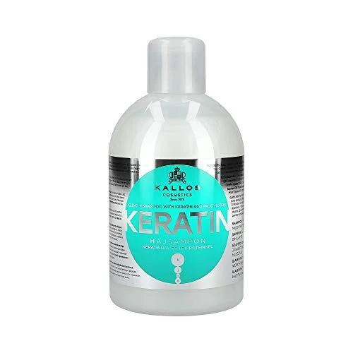 Šampūnas sausiems pažeistiems plaukams Kallos KERATIN Šampūnas 1000 ml
