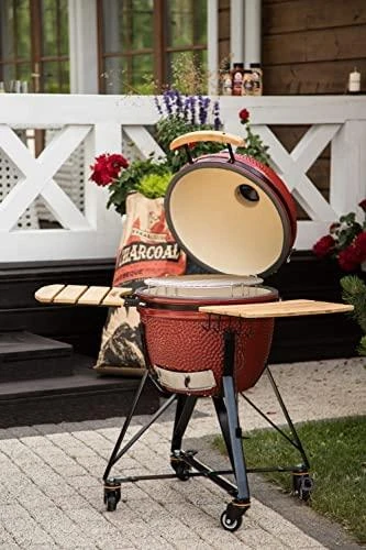 Kepsninė KAMADO BONO MEDIA 52cm raudona su 6 priedais