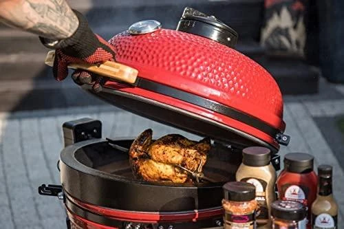 Kepsninė KAMADO BONO MEDIA 52cm raudona su 6 priedais