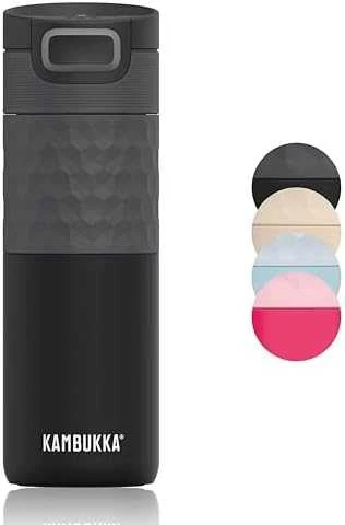 Kambukka Termo puodelis Etna Grip 500 ml, Black Steel
