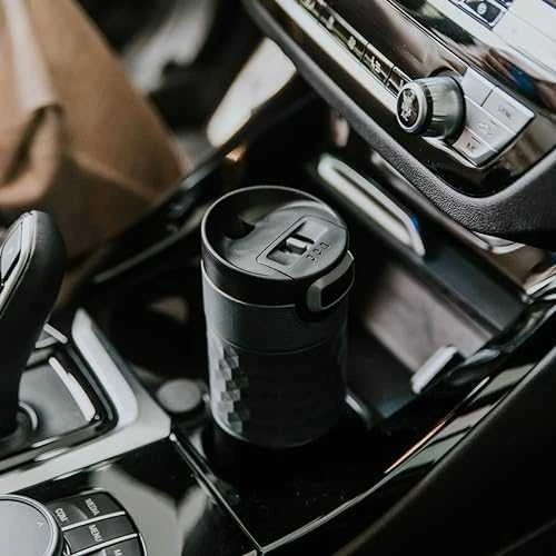 Kambukka Termo puodelis Etna Grip 500 ml, Black Steel