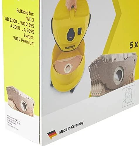 Kärcher popieriniai filtro maišeliai (5 vnt.)
