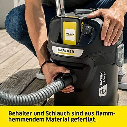 Kärcher pelenų dulkių siurblys AD 2 Battery (be akumuliatoriaus ir kroviklio) 1.348-300.0