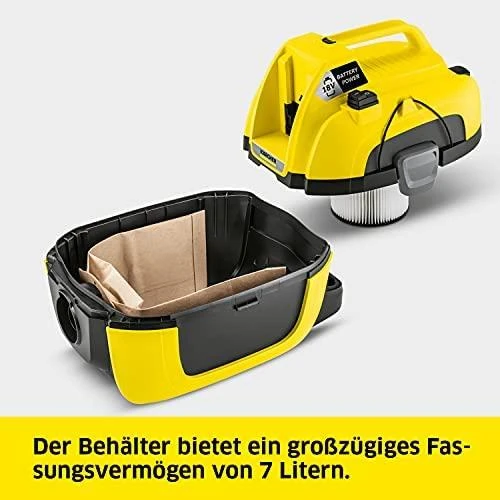 Dulkių siurblys Kärcher WD 1 Compact Battery