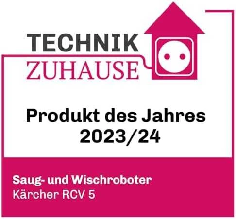 Dulkių siurblys-robotas Kärcher RCV 5 su plovimo funkcija, Baltas