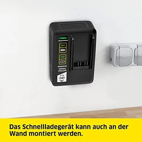 Karcher Greito įkroviklio ir 2.5Ah akumuliatoriaus komplektas 18/25