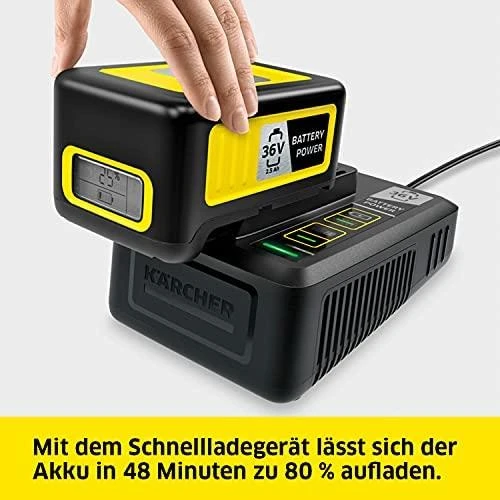 Kärcher Power 36 V / 2,5 Ah akumuliatoriaus ir kroviklio rinkinys