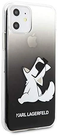 Karl Lagerfeld dėklas, skirtas iPhone 11 KLHCN61CFNRC permatomam kietam dėklui Choupette Fun
