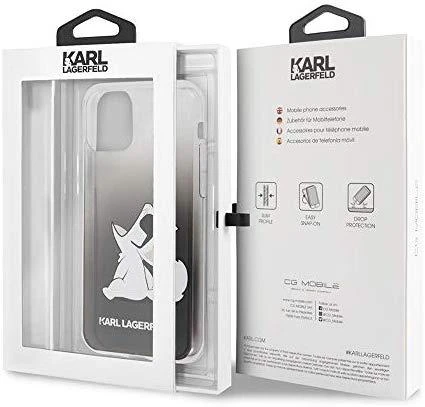 Karl Lagerfeld dėklas, skirtas iPhone 11 KLHCN61CFNRC permatomam kietam dėklui Choupette Fun