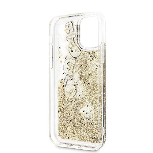 Telefono dėklas Karl Lagerfeld KLHCN58ROGO iPhone 11 Pro juodas & auksinis hard case Glitter