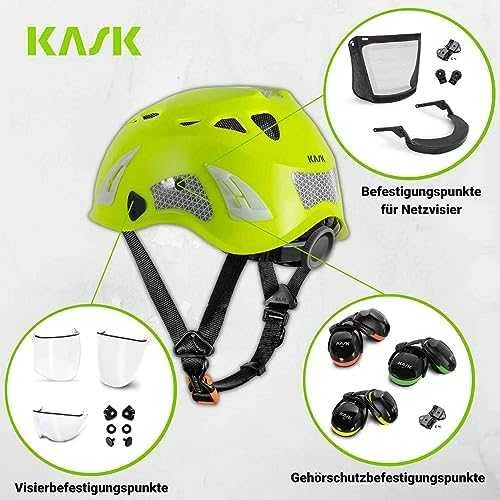 Giro Kask Industrihjelm Superplasma Hi-Viz flou rød