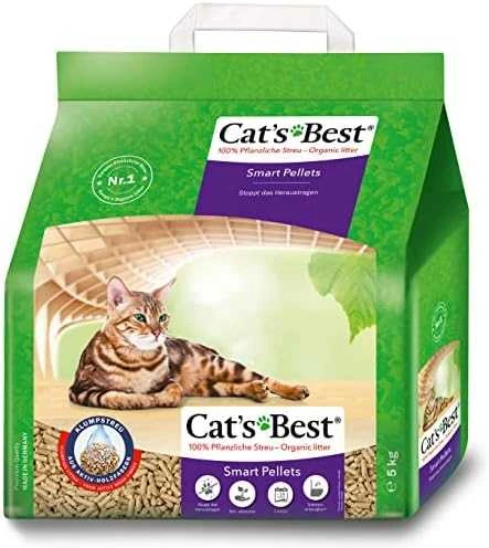 Cat's Best Smart Pellets granuliuotas natūralus pjuveninis kraikas 10L ilgaplaukėms katėms