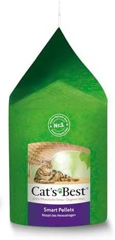 Cat's Best Smart Pellets granuliuotas natūralus pjuveninis kraikas 10L ilgaplaukėms katėms