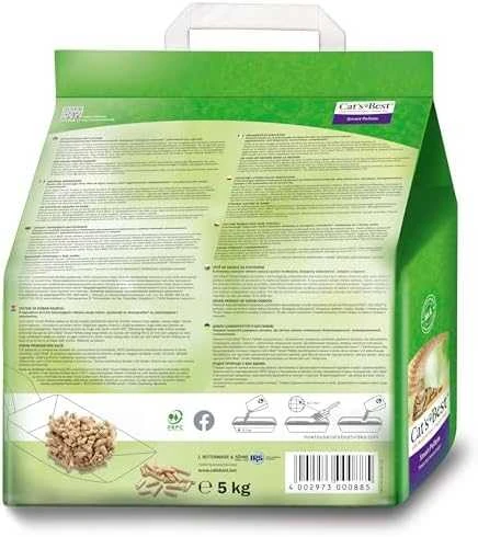 Cat's Best Smart Pellets granuliuotas natūralus pjuveninis kraikas 10L ilgaplaukėms katėms