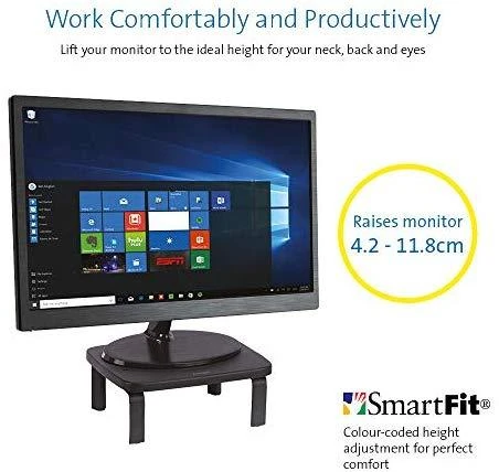 Laikiklis Monitoriaus stovas Kensington SmartFit™ ekranams iki 21", juodos spalvos