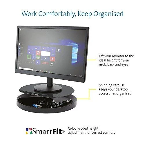 Laikiklis Leitz Monitoriaus stovas KENSINGTON SmartFit Spin2, juoda sp.