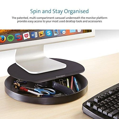 Laikiklis Leitz Monitoriaus stovas KENSINGTON SmartFit Spin2, juoda sp.