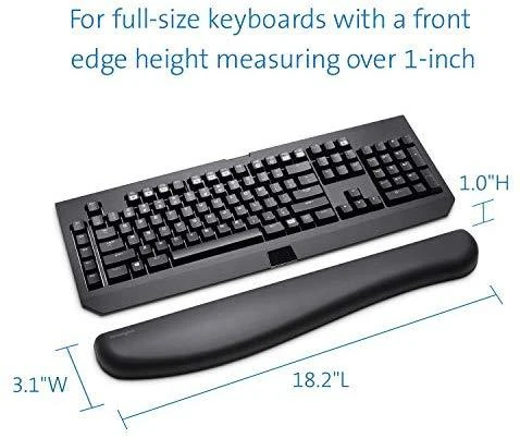 Klaviatūra Leitz KENSINGTON ErgoSoft Riešo atrama Mechaninė Kb