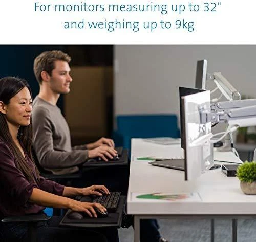 Leitz Kensington K55471EU monitoriaus laikiklis arba stovas 81,3 cm (32") Tvirtinama varžtais Sidabras