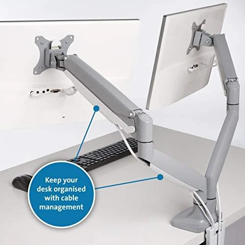 Leitz Kensington K55471EU monitoriaus laikiklis arba stovas 81,3 cm (32") Tvirtinama varžtais Sidabras