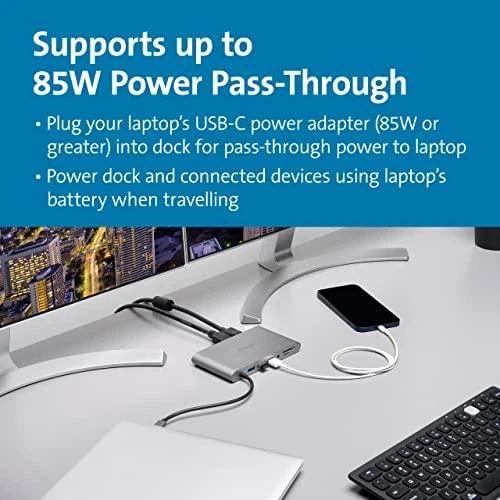 Kensington Docking Station UH1440p Mobilioji USB-C 8-in-1