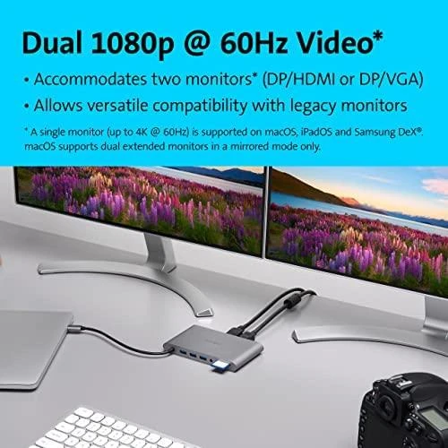 Kensington Docking Station UH1440p Mobilioji USB-C 8-in-1