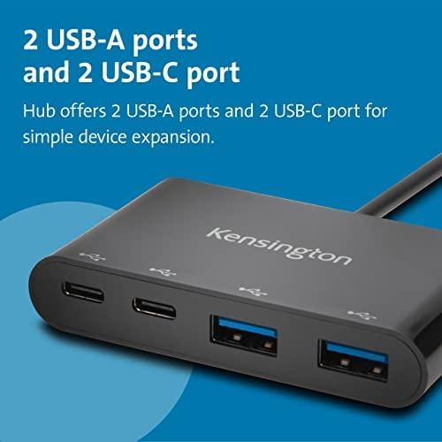 Kensington CH1000 USB 3.2 Gen 1 (3.1 Gen 1) Type-C 5000 Mbit/ai Juoda