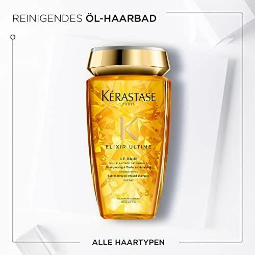 Kérastase Eliksyras Ultime Le Bain šampūnas su aliejais, 250 ml
