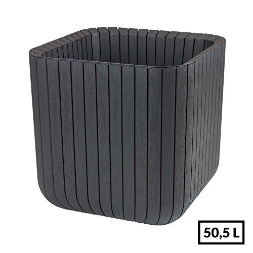 Keter vazonas Cube Planter, 50,5 l, grafito