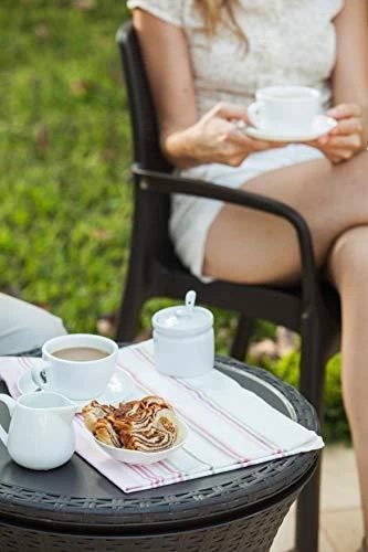 Keter Baras- butelių aušintuvas Rattan, antracito spalvos