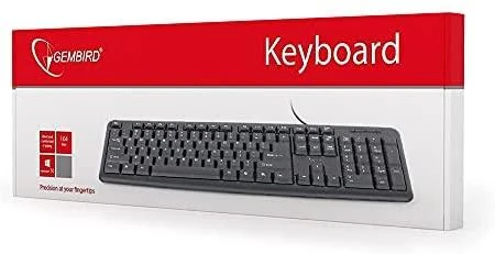 Klaviatūra Gembird KB-U-103-RU EN/RU