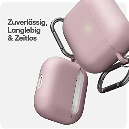 KeyBudz PodSkinz HybridShell Series Keychain dėklas - Pastel pink