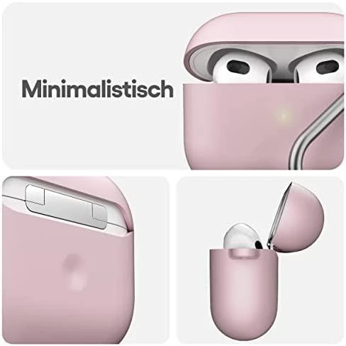 KeyBudz PodSkinz HybridShell Series Keychain dėklas - Pastel pink