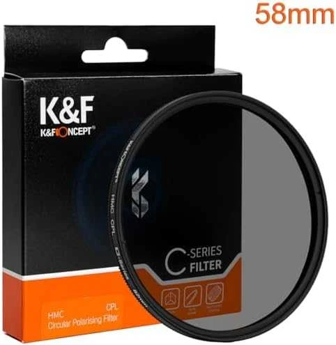 Šis tekstas yra produktų pavadinimas, kuriame yra prekės ženklo pavadinimas (K&F Concept), modelio kodas (Nano-C HMC CPL) ir dydis (58 mm), todėl vertimas nereikalingas arba jis jau yra tinkamas. Tekstą paliksiu nepakeistą, nes jame nėra lenkiškų žodžių, kuriuos reikėtų versti. Objektyvo Filtras - K&F Concept Nano-C HMC CPL 58 mm