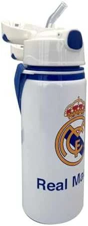 Gertuvė KIDS Vaikiškas aliuminio vandens buteliukas su snapeliu, 600 ml, „Real Madrid“ / Rm00005