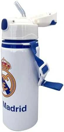 Gertuvė KIDS Vaikiškas aliuminio vandens buteliukas su snapeliu, 600 ml, „Real Madrid“ / Rm00005