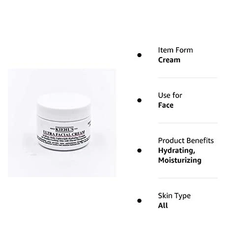 Kiehl´s Kiehl's 24-Hour Ultra Facial Kreminis kasdienis drėkinamasis kremas veidui, 125 ml