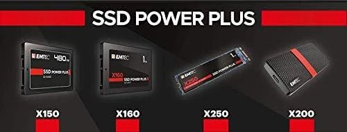 Kietasis diskas Emtec SSD 3.1 X200 256GB nešiojamas „Power Plus“ diskas