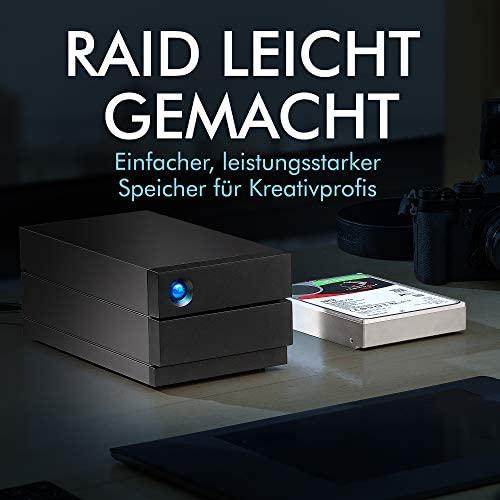 Kietasis diskas LaCie 2big RAID, 3,5'', 8TB, USB 3.1