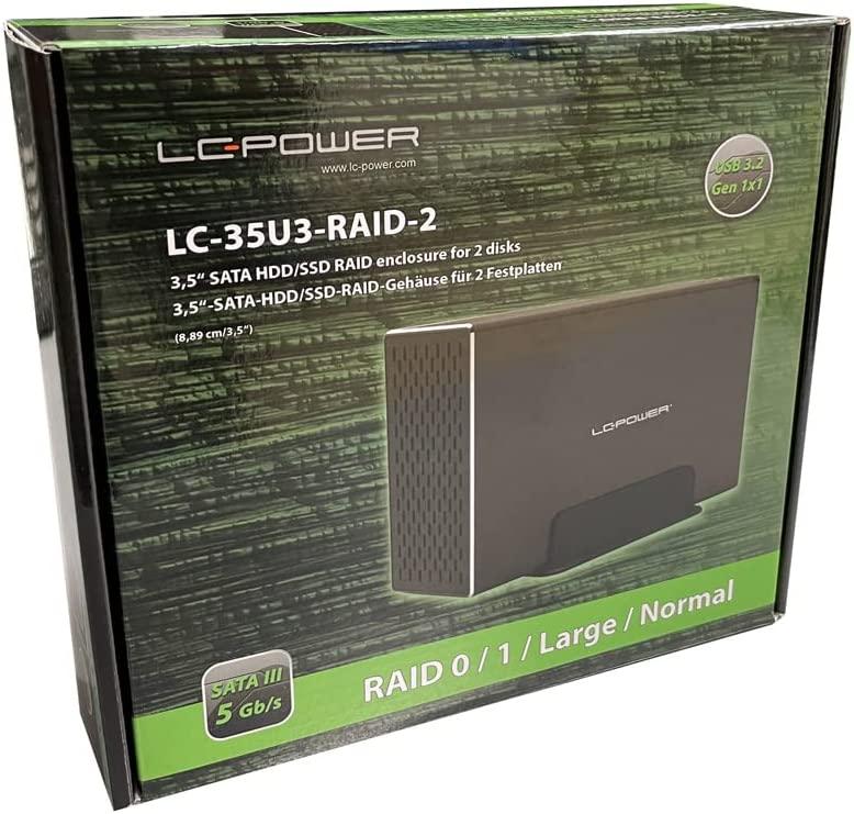 LC-Power Speichergehuse LC-35U3-RAID-2