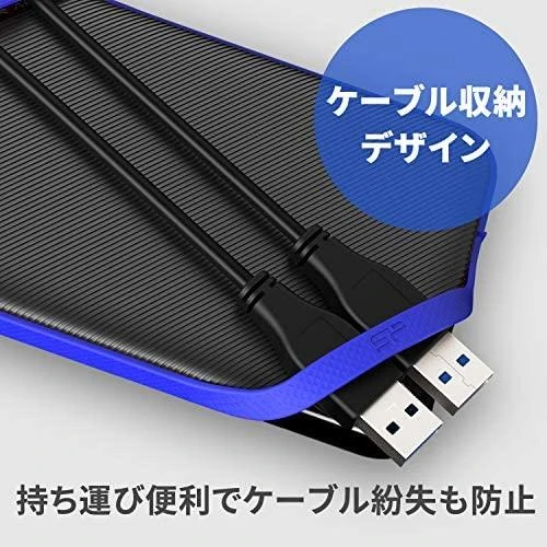 SILICON POWER COMPUTER & COMMUNICAT SILICON POWER A62 Išorinis kietasis diskas HDD Game Drive 2.5" 2TB USB 3.2 Mėlyna