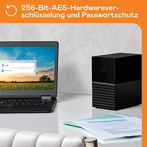 Kietasis diskas „Western Digital My Book Duo“ 16 TB RAID saugykla su dviem diskais, RAID 0/1, JB0D, USB3.1, RTL